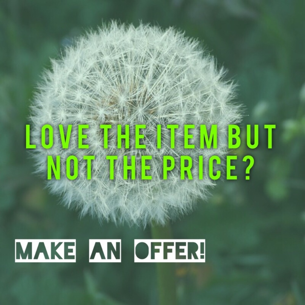 Don’t like the price but love the item? Send offer